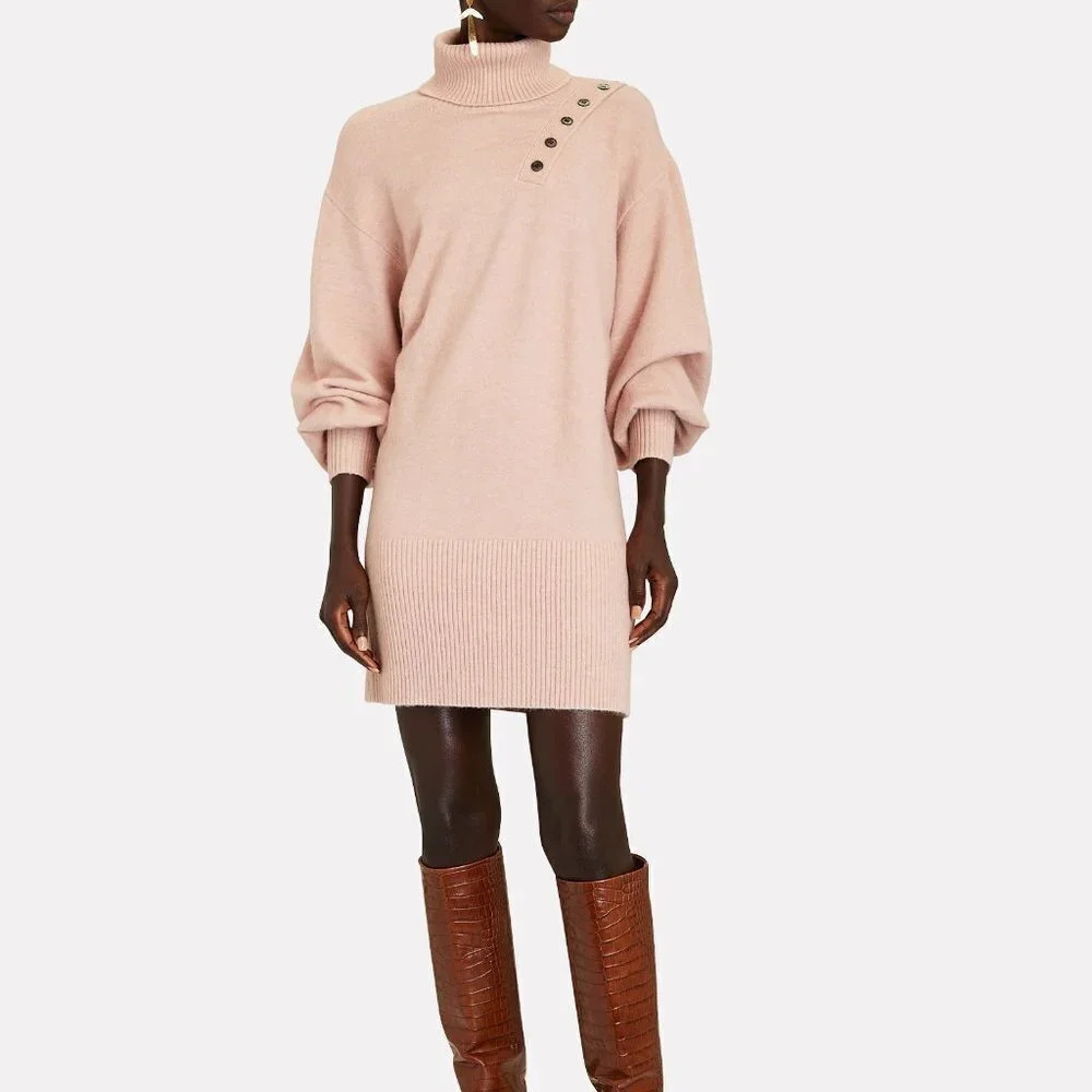 Marissa Webb Blake Pink Rosewood Sweater Dress L NWT $595